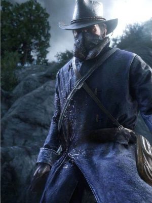 Red Dead Redemption II Arthur Morgan Blue Wool Coat