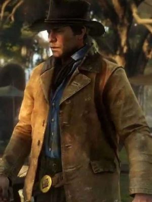 Red Dead Redemption II Arthur Morgan Brown Leather Jacket