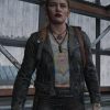 The Last Of Us Part II Abby Anderson Distressed Black Leather Jacket