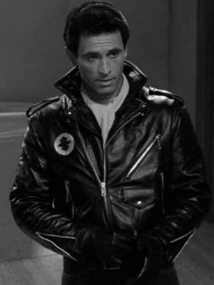 The Twilight Zone Rod Serling Black Leather Jacket