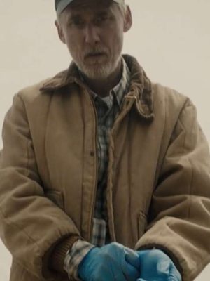 Neal Huff A Murder At The End Of The World Darby's Dad Brown Cotton Jacket