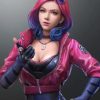 Cyberpunk 2077 Kira Madroxx Pink Leather Jacket