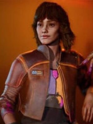 Kay Vess Star Wars Outlaws Brown Leather Jacket