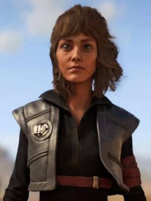 Kay Vess Star Wars Outlaws Moldour Theif Black Leather Vest