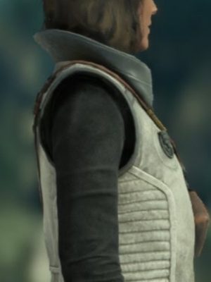 Kay Vess Star Wars Outlaws Scoundrel White Leather Jacket
