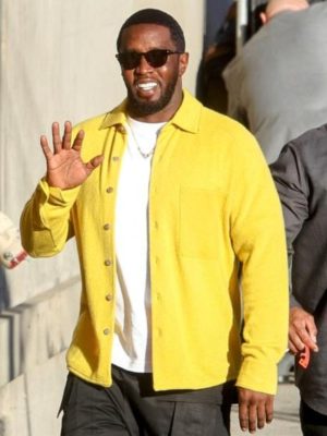 Sean Diddy Yellow Cotton Shirt