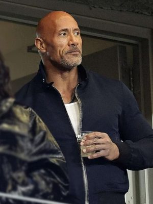 XFL 2023 Dwayne Johnson Blue Bomber Jacket