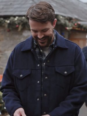 Mac Bell A Merry Scottish Christmas 2023 James Robinson Blue Wool Jacket