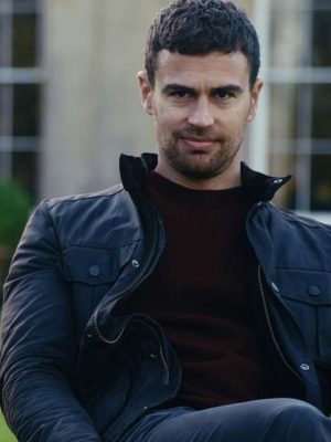 Eddie Halstead The Gentlemen 2024 Theo James Black Cotton Jacket