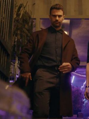Eddie Horniman The Gentlemen 2024 Theo James Brown Wool Trench Coat