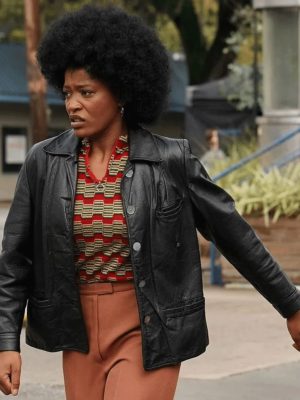 Keke Palmer Movie Alice Black Leather Jacket