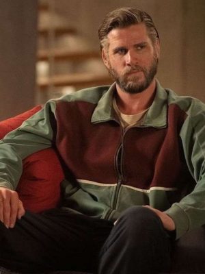 Liam Hemsworth Poker Face 2022 Michael Nankervis Bomber Jacket