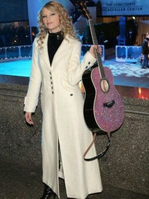 Taylor Swift 75th Rockefeller Center Wool Trench Coat