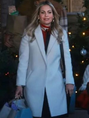 Candace Cameron Bure Home Sweet Christmas 2024 Sophie Marlow White Coat
