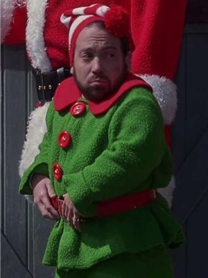 Danny Woodburn Jingle All The Way Tony The Elf Green Wool Coat
