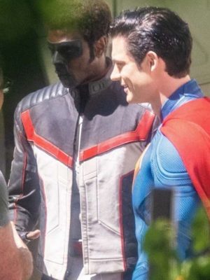 Superman 2025 Mister Terrific Leather Jacket
