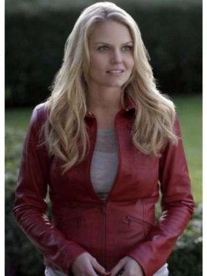 Emma Swan Once Upon A Time Jennifer Morrison Red Leather Jacket