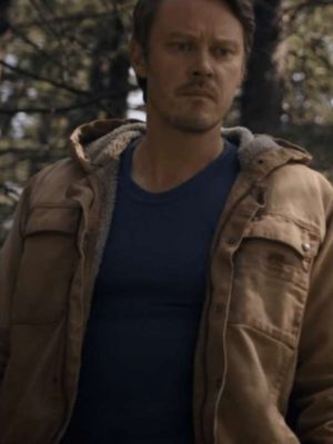 Joe Pickett S01 Michael Dorman Brown Cotton Jacket