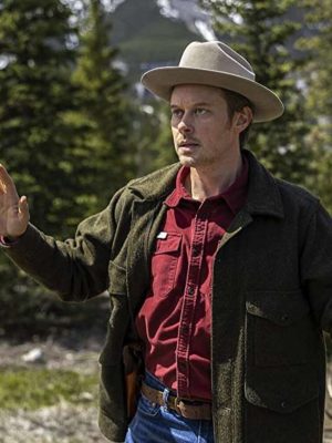 Joe Pickett S02 Michael Dorman Green Wool Jacket