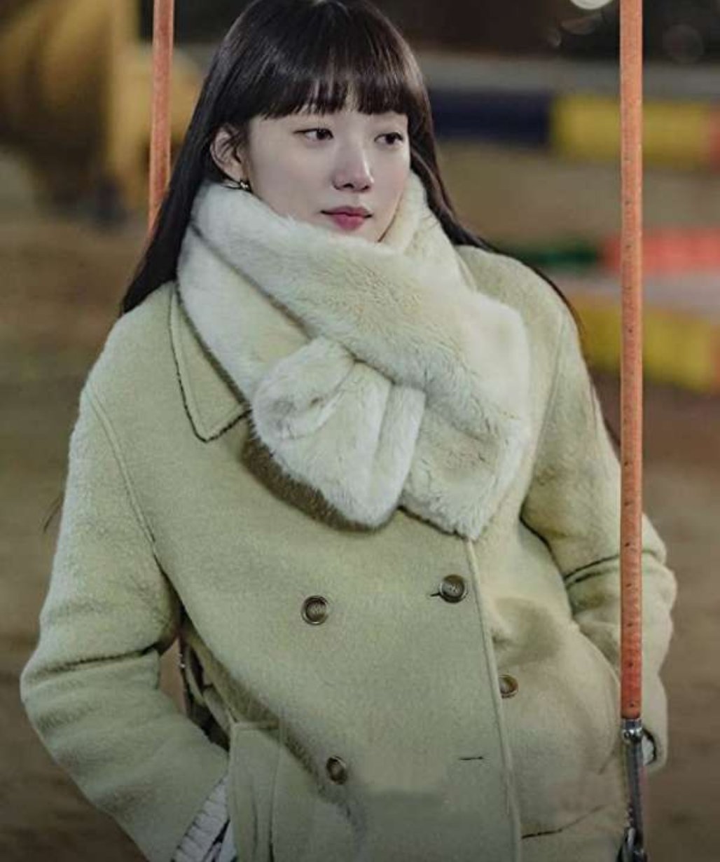 Lee Sung-Kyung Shooting Stars 2022 Oh Han-Byul Beige Wool Trench Coat