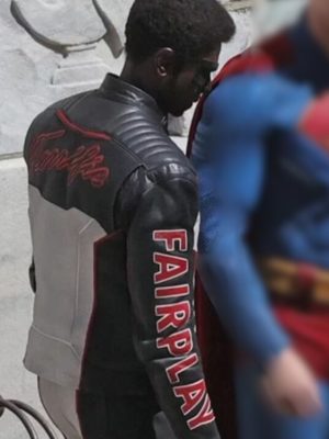 Superman 2025 Mister Terrific Leather Jacket
