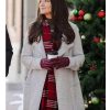 Paniz Zade Dashing Home For Christmas Emily White Wool Coat