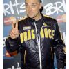 Song Writer Robbie Williams Drag Race Black Leather Jacket