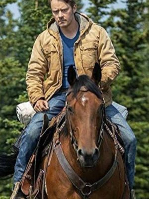 Joe Pickett S01 Michael Dorman Brown Cotton Jacket