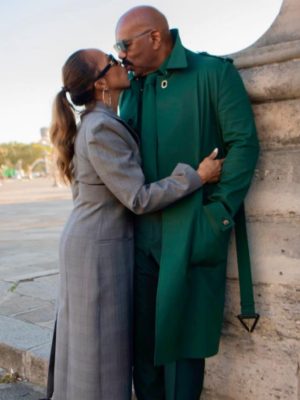 Steve Harvey Green Coat