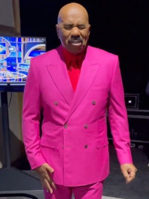 Steve Harvey Pink Blazer