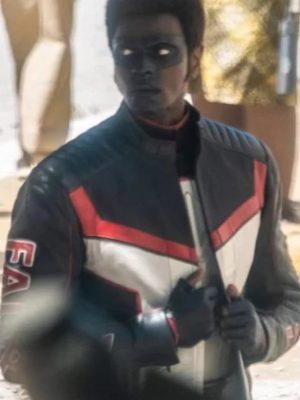 Superman 2025 Mister Terrific Leather Jacket
