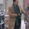 Jake Epstein Sincerely Truly Christmas Robert Riley Brown Wool Coat