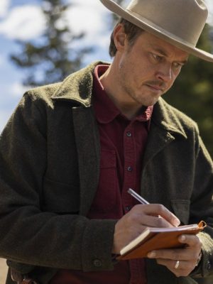 Joe Pickett S02 Michael Dorman Green Wool Jacket