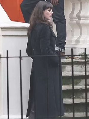 Susie Glass The Gentlemen 2024 Kaya Scodelario Black Wool Coat