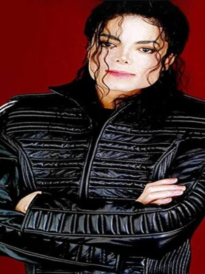 Michael Jackson Will You Be There Black Leather Jacket