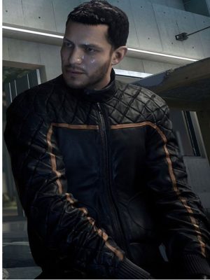 Battlefield Hardline Nicholas Gonzalez Black Leather Jacket