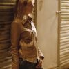 Kill Bill 2 The Bride Uma Thurman Brown Leather Jacket