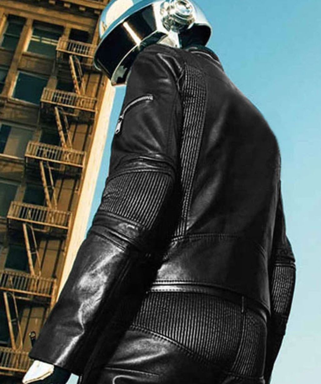 Daft Punk Electroma Black Leather Jacket - Image 2