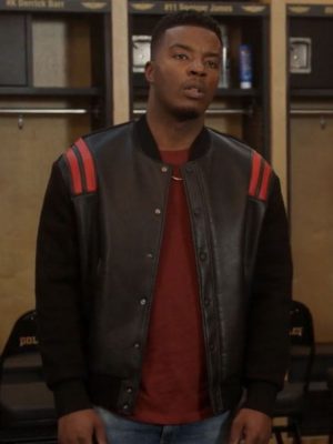 Daniel Ezra All American S05 Spencer James Black Leather Jacket