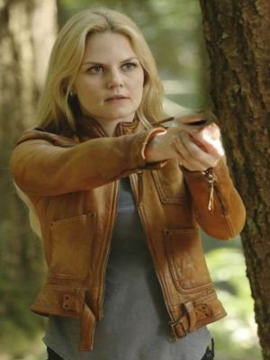 Emma Swan Once Upon A Time Brown Leather Jacket