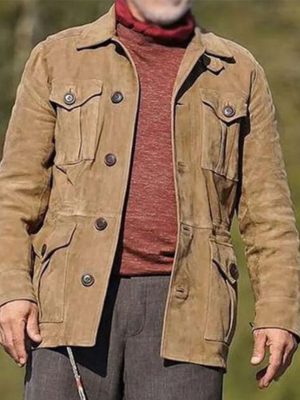 Esai Morales Mission Impossible: Dead Reckoning Gabriel Brown Leather Jacket