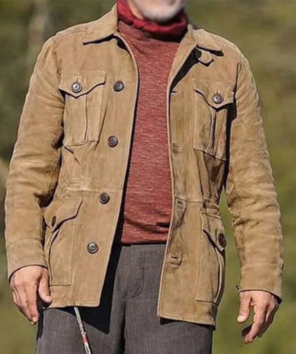 Esai Morales Mission Impossible: Dead Reckoning Gabriel Brown Leather Jacket
