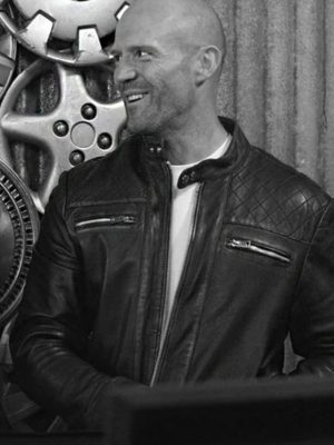 Jason Statham Expend4bles Lee Christmas Black Leather Jacket