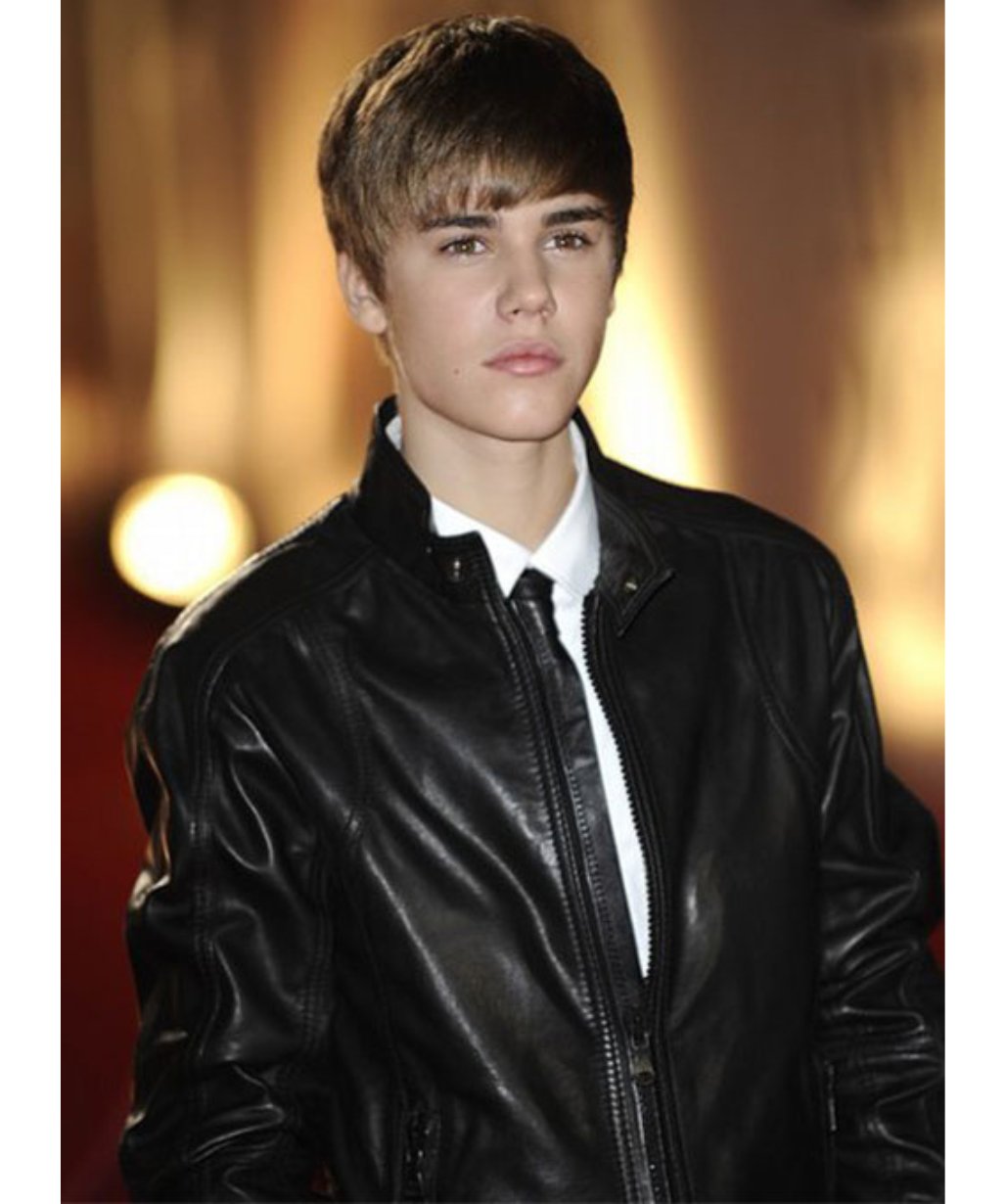 Justin Bieber Brit Awards Black Leather Jacket
