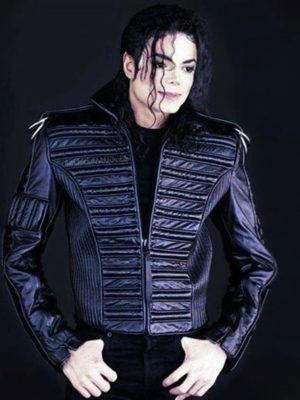 Michael Jackson Will You Be There Black Leather Jacket