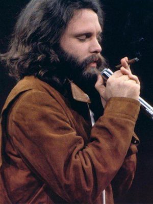 Jim Morrison The Doors 1969 Brown Suede Leather Jacket