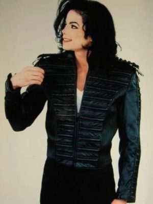 Michael Jackson Will You Be There Black Leather Jacket