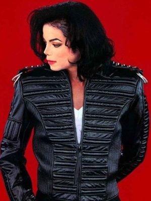Michael Jackson Will You Be There Black Leather Jacket