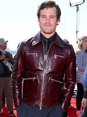 Jake Picking Maverick 2024 Premiere Brown Leather Jacket