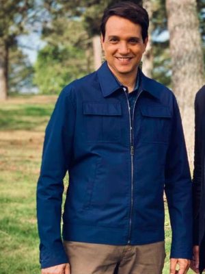 Ralph Macchio Cobra Kai Daniel LaRusso Blue Cotton Jacket